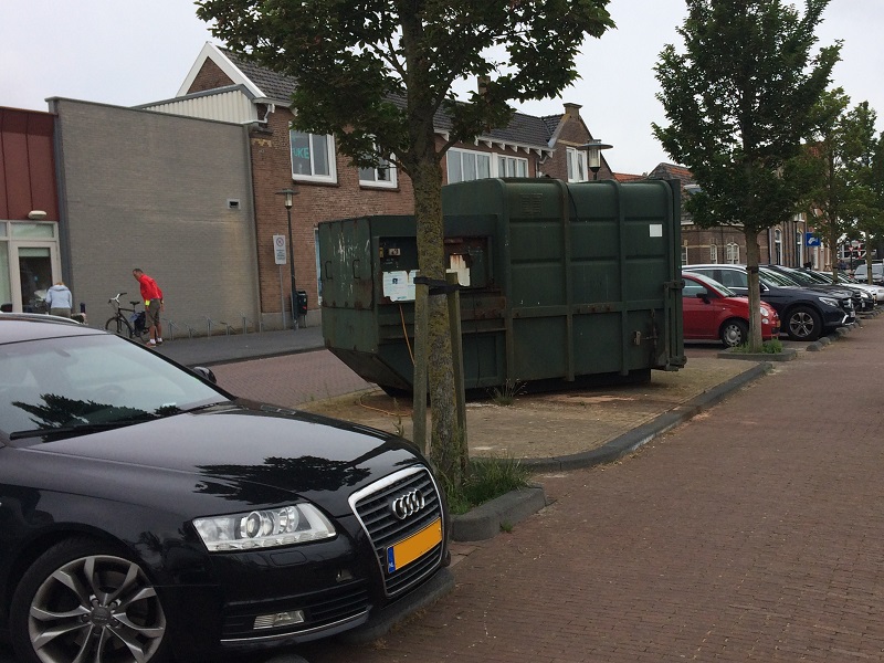 Ondergrondse perscontainer Zuiderhaven laat op zich wachten