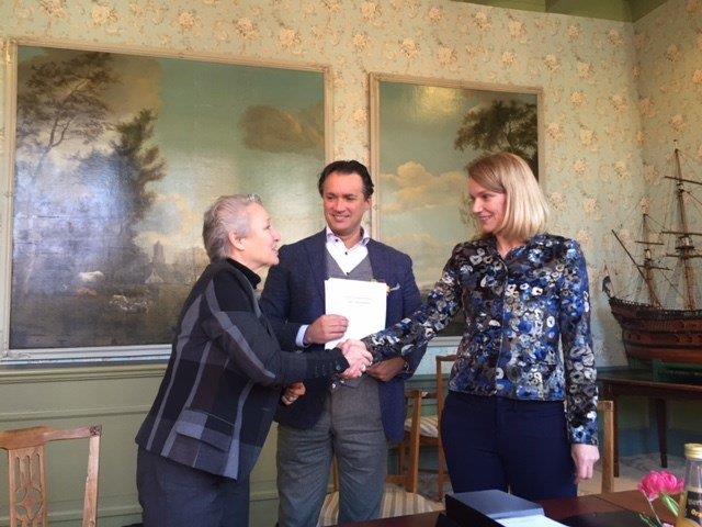 Ondertekening van bouwplannen Dukdalfterrein