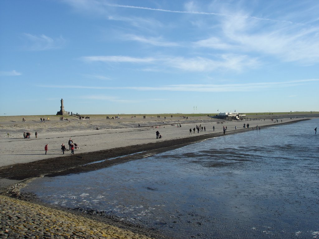 Aandacht Harlinger strand ebt langzaam weg